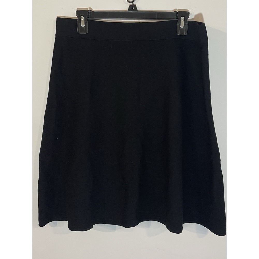 NEW BANANA REPUBLIC Women's Size Large SWTR Skirt‎ Milano Black Knee Length NWT
